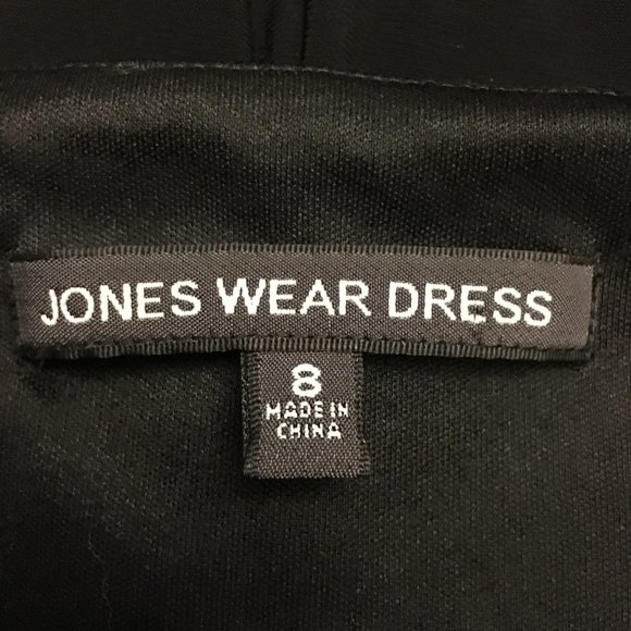 JONES NEW YORK Crossed Bodice Fit & Flare Dress - Picture 10 of 11